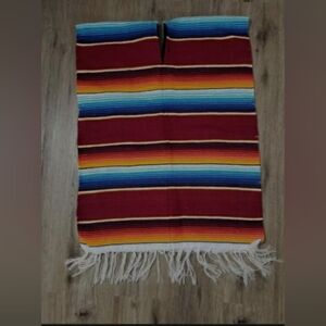 Mexican Zarape Poncho Youth Kids